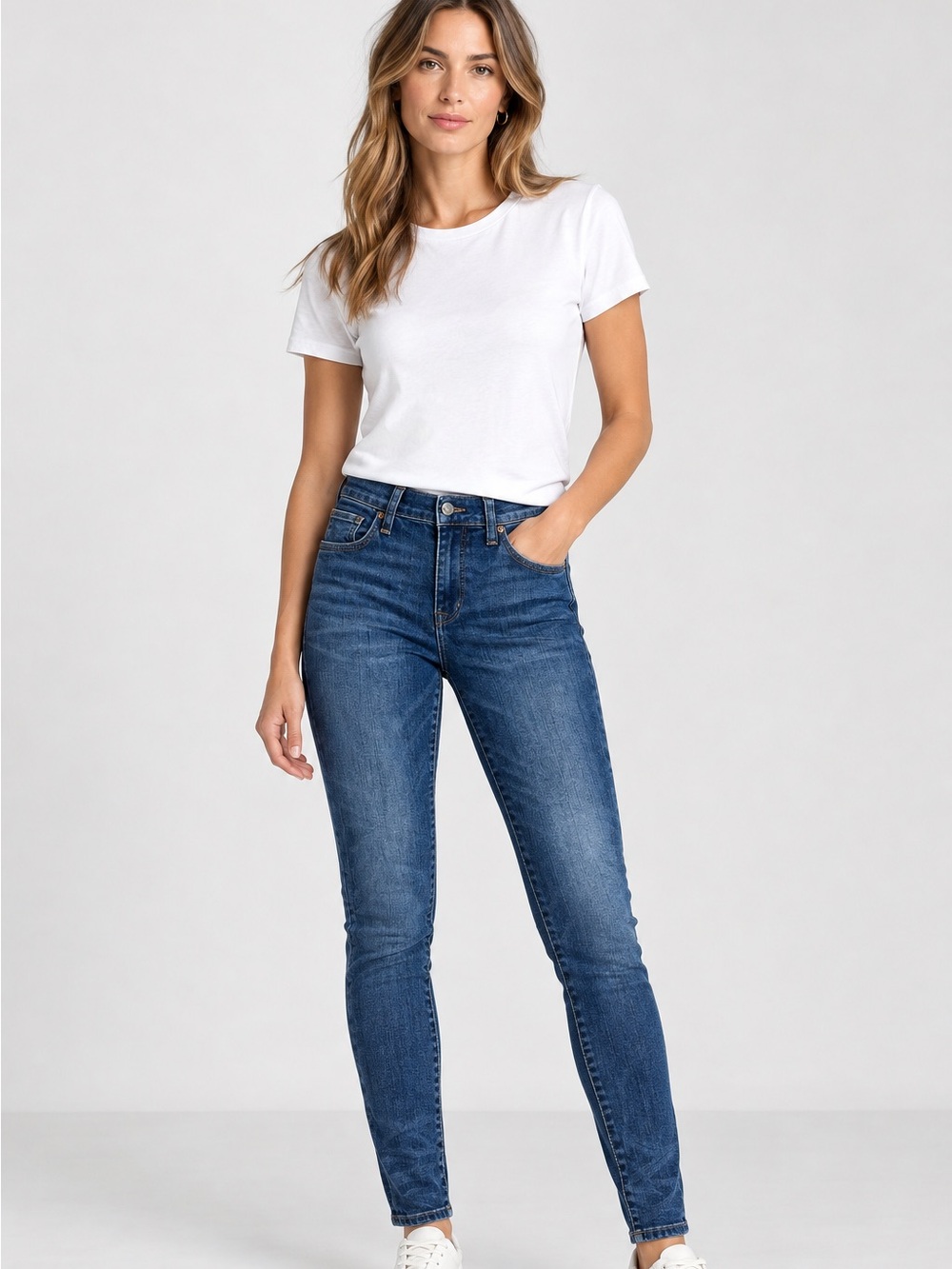 Madewell Dayton High Riser Skinny Jeans Dark Wash Women’s Size 27
